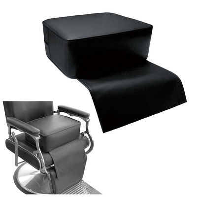 Antlu Black PU Leather Barber Hairdressing Equipment SPA Salon Styling Barber Chair Child Booster Seat Cushion