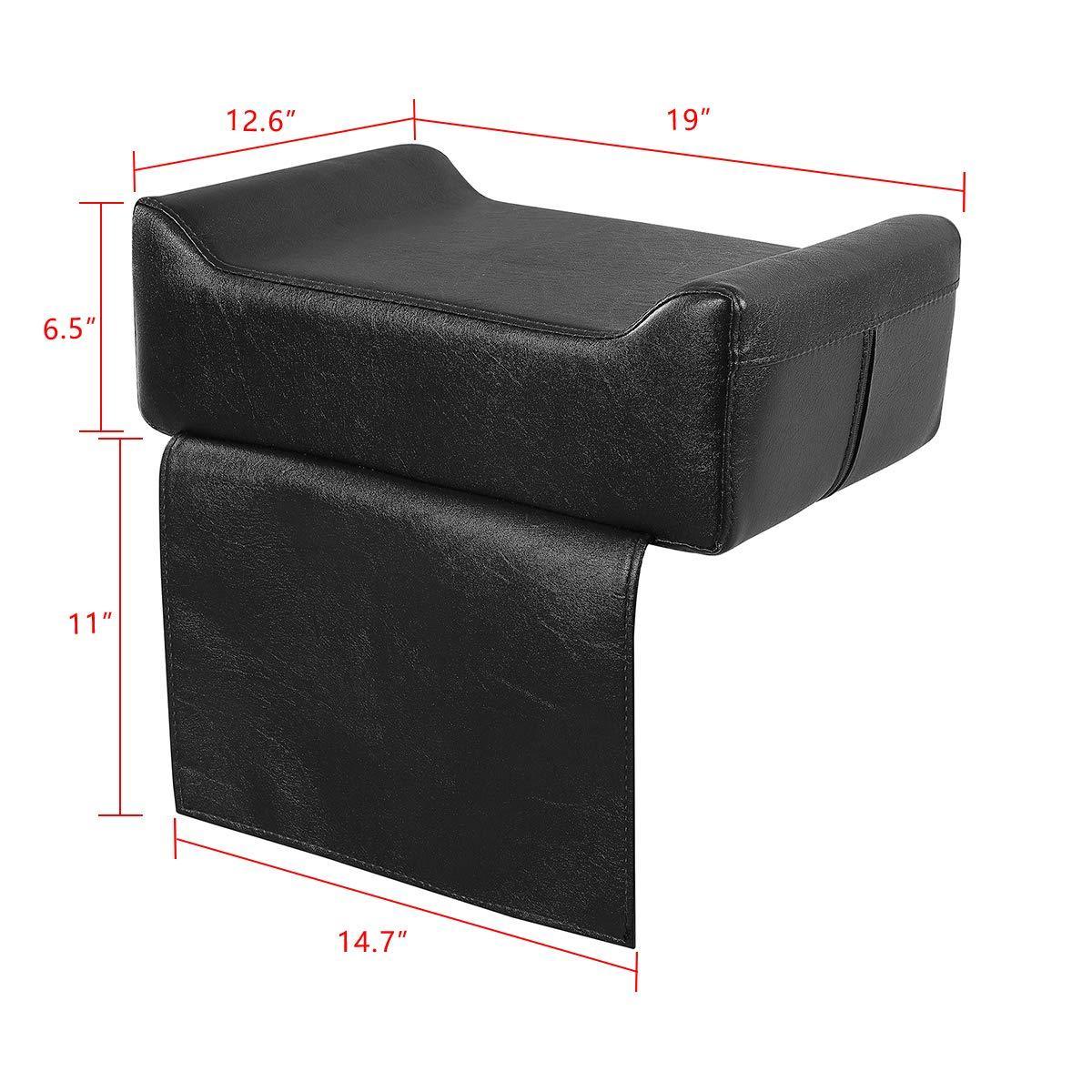 Antlu salon Hairdressing Child Booster Seat Cushion for Styling Chair, Waterproof PU Leather Barber Hairdressing Equipment