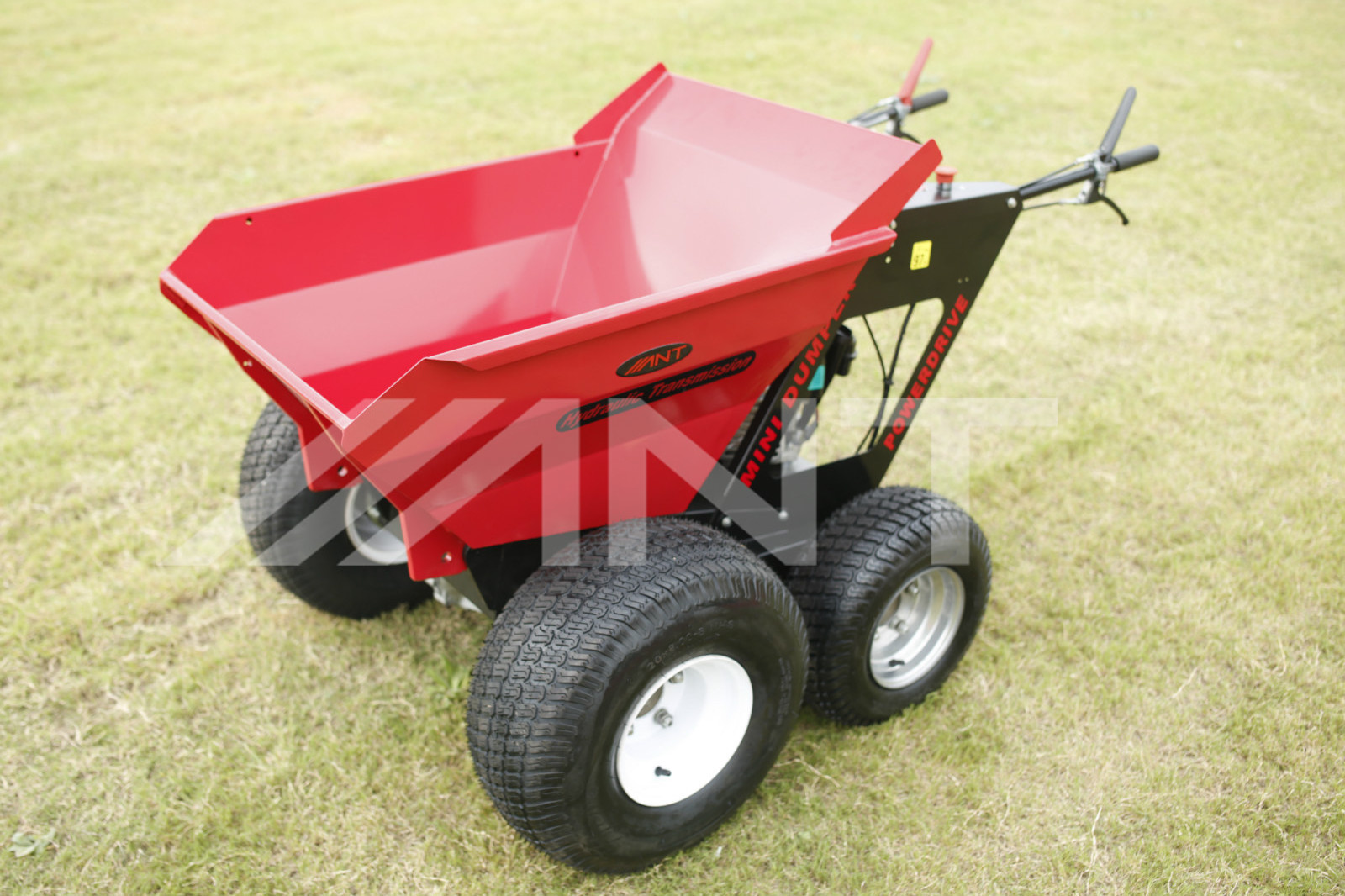 HOT ANT BY300S Mini Dumper 4WD Hydraulic Transmission Power Wheel Barrow Loader for Construction and Farm Use