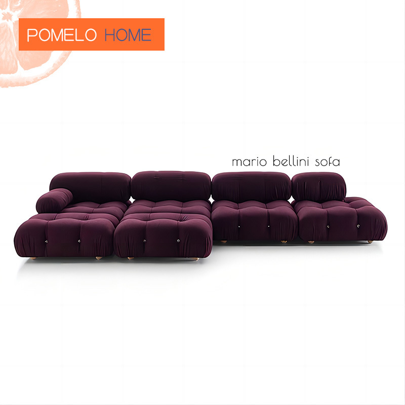 Pomelohome Furniture L Shape 3 Seater Sofa Cover Mario Bellini Modular Sofa