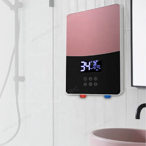 ANTO Water Heater Electrical Without Tank Bathroom Instant Tankless Electric Portable Water Heater