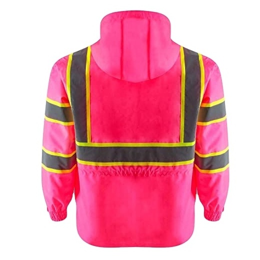 Cheap Safety Hi-vis Work Safety Jacket Mens Two Tone High Visibility Waterproof  Reflective Jacket