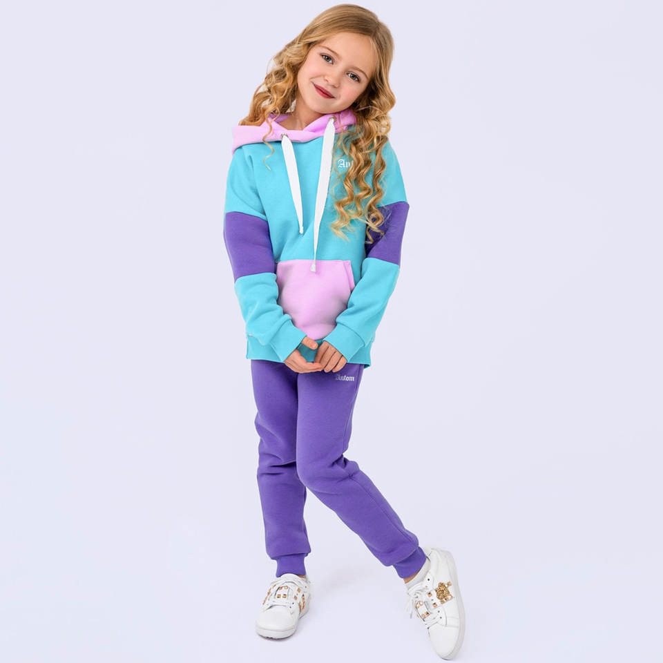 2023 New Winter high quality tracksuits for kids boys and girls custom logo sweat suits sets tracksuit sets in wholesale prices