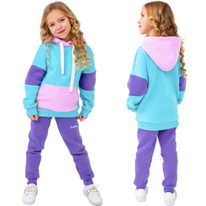 2023 New Winter high quality tracksuits for kids boys and girls custom logo sweat suits sets tracksuit sets in wholesale prices