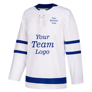 Custom Stitched Vintage Twill Embroidered Youth Ice Hockey Jersey Team Custom Sublimated Ice Hockey Jersey