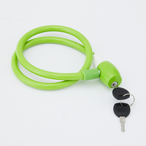 2024 hot heavy duty Universal bicycle password lock mountain bike wire lock anti-theft bicycle bike accessories cable lock 0.8m