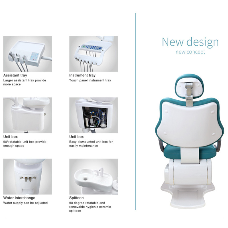 High quality portable dental chair factory price buy orthodontic dental chairs dental equipment