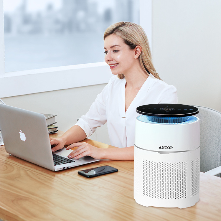 2024 Wifi Function Photocatalyst Filter Hepa Air Purifier for Home Allergies Pets Hair in Bedroom