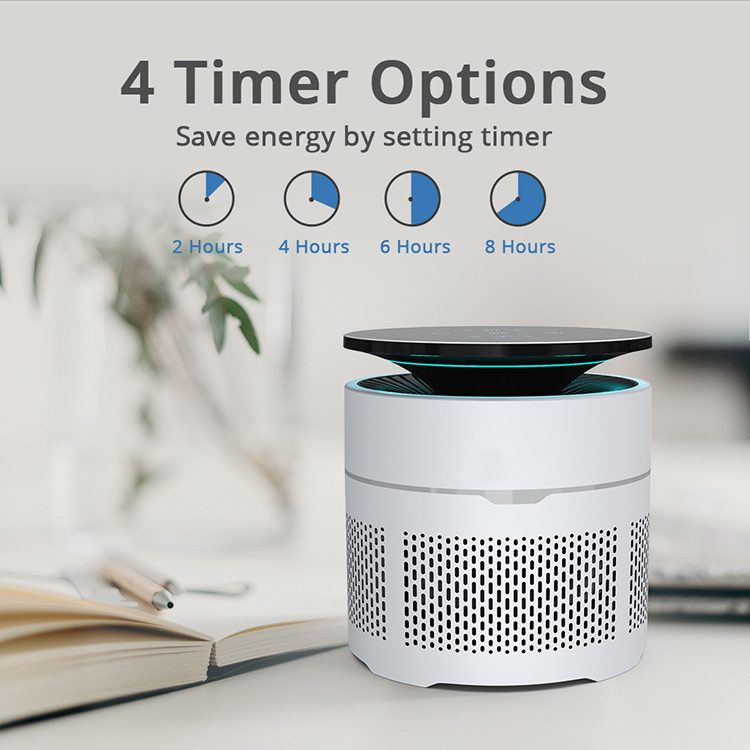 China Shenzhen Anti Bacteria Silent Air Cleaner Ionizer Hepa Filter Desktop Mini Portable Home Air Purifier