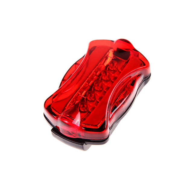 Waterproof 5LED Bicycle Set Front Rear Lights LED Head Light Tail Light for Mountain Biking Night Riding Seatpost Mount