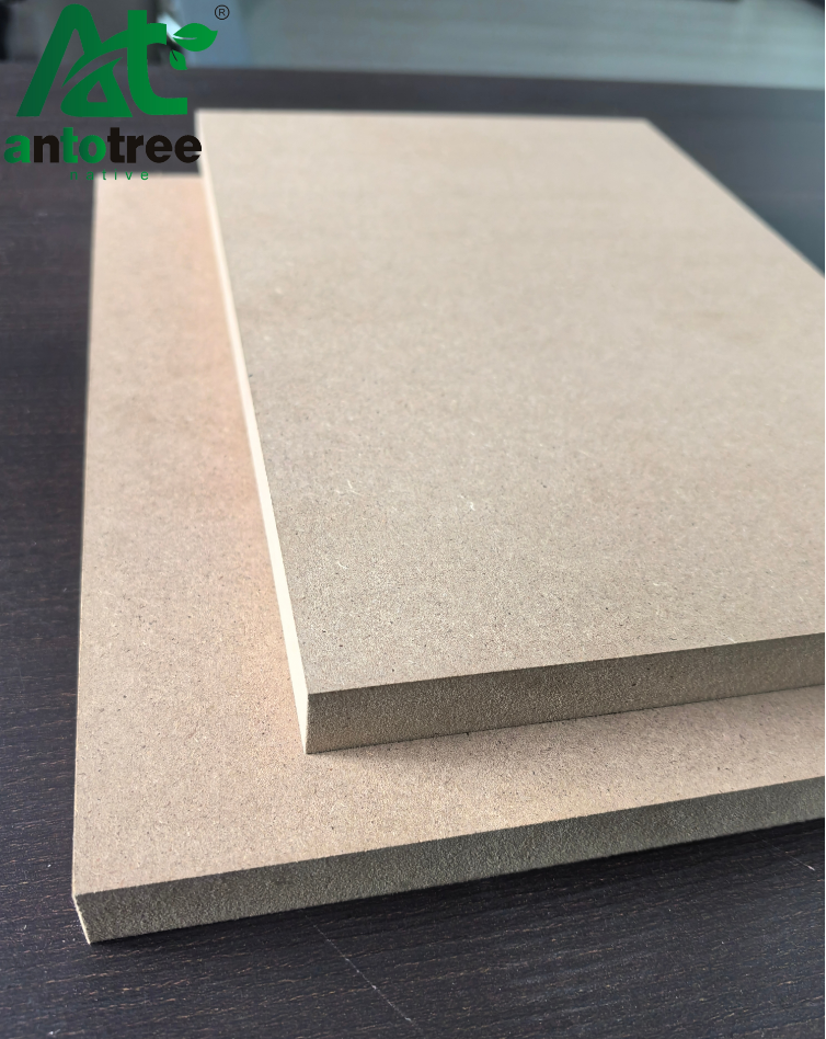 Factory Custom Sized Fibreboard MDF Board 1220*2440mm 3mm-30mm Plain MDF Board