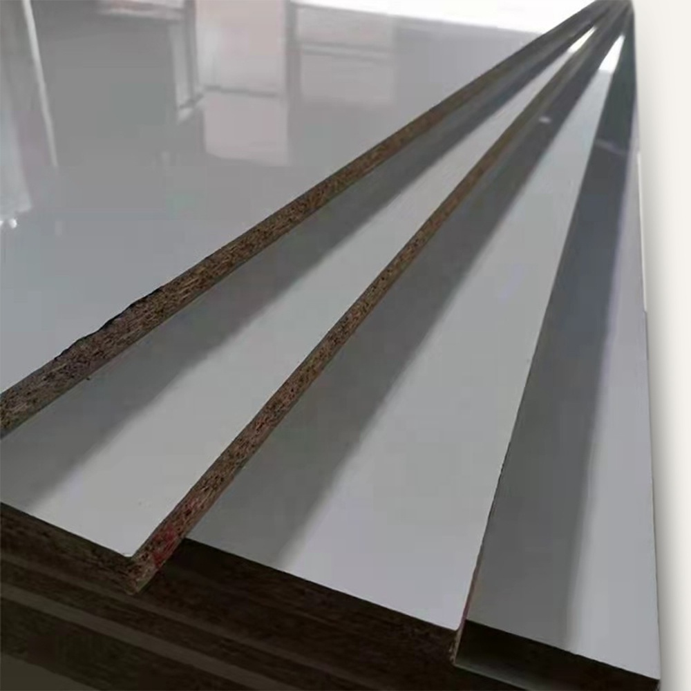 Black Waterproof High Gloss  9mm-30mm MDF Melamine Panels Melamine Faced MDF Board