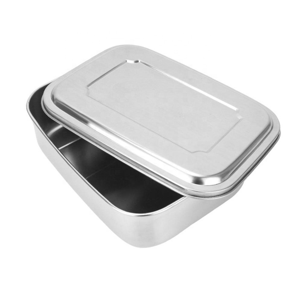 1 2 3 compartment 304 food container stainless steel lunchbox