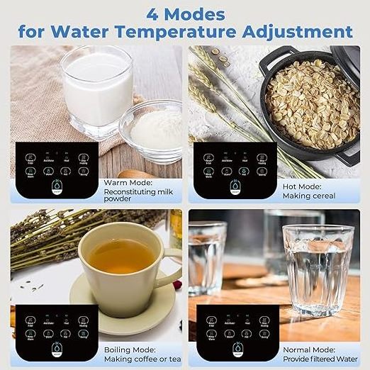 8 Stage Countertop RO System 4 Water Modes water dispenser desktop Reverse Osmosis Water Filtration System dispenser