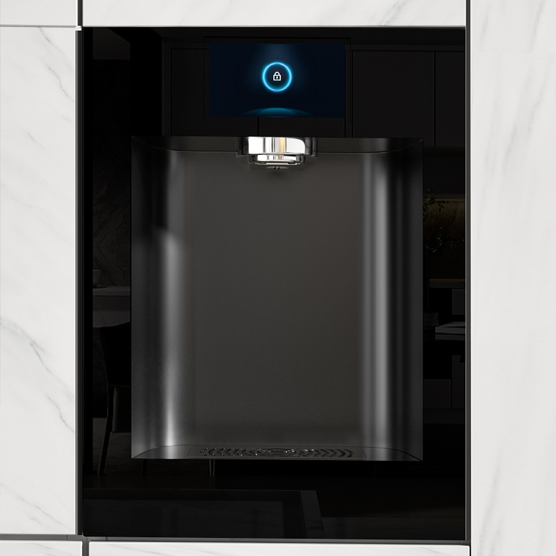 Intelligent RO Water Purifier with Built-in Stainless Steel Dispenser Desktop Installation House Compatibility