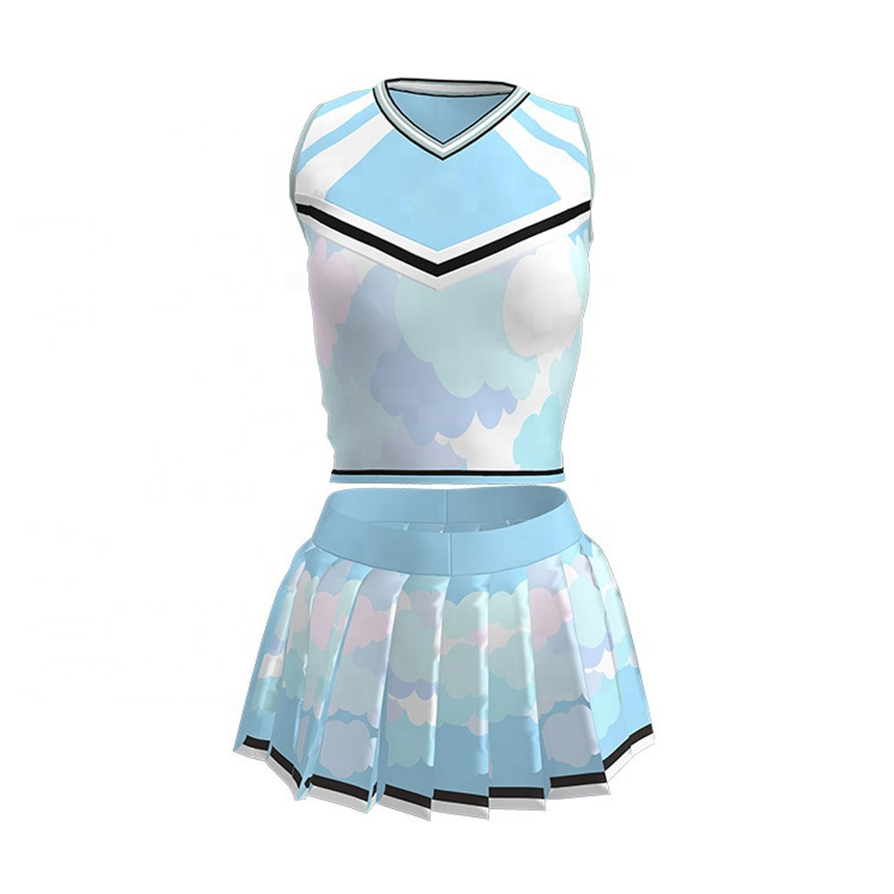 OEM Fashion Style Cheer Costumes New Design Your Style Kids Wholesale Cheerleading Uniforms Accept Any Uniforms Long Sleeve