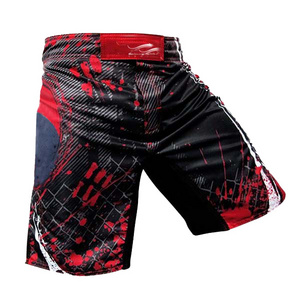 Custom sublimation muay thai pakistan made sports compression fight men mma shorts