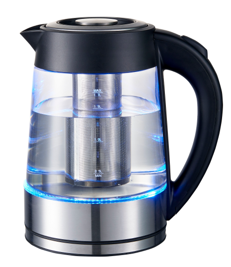 Digital Tea Maker Electric Glass Kettle 1.7L  with Removable Filter and Temperature Control