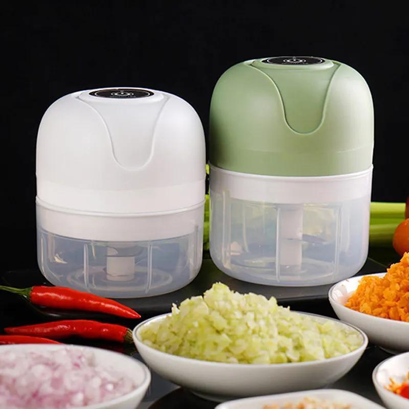 USB Charging Garlic Chopper 250ML Electric Garlic Tamper Vegetable Crusher Food Chopper