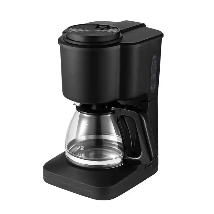 Wholesale 600 W Black Drip Coffee Maker 6 Cups Coffee Tea Machine