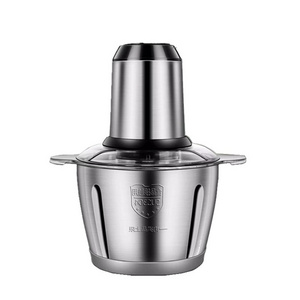 Hot items Electric Meat Grinder Electric Food Chopper  with 2 L Glass Or Stainless Steel Bowl Mincer