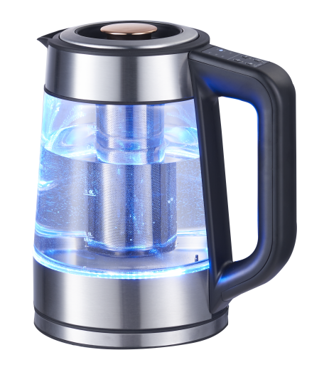 Digital Tea Maker Electric Glass Kettle 1.7L  with Removable Filter and Temperature Control