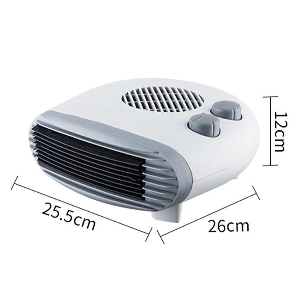 Wholesale Small Electric Wire Heater Portable Fan Bedroom Adjustable Household Thermostat Fan Heater