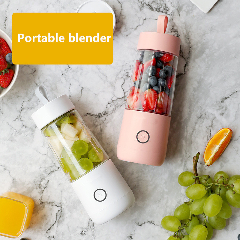 350ML Mini Portable Blender USB Charging Juicer Cup Smoothie Cup Fruit Juicer