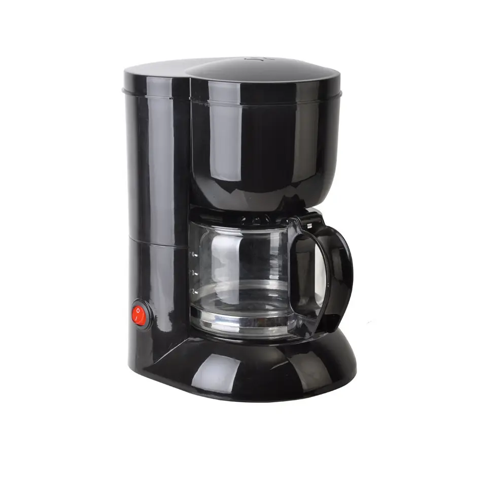 1.2L Household Electric Coffee Machine 6-8 Cups Drip Coffee Maker With Glass Jar