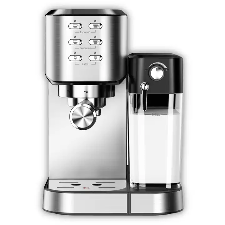 High Pressure 20 Bar Espresso Coffee Machine Cappuccino & Latte Coffee Maker with Milk Tank