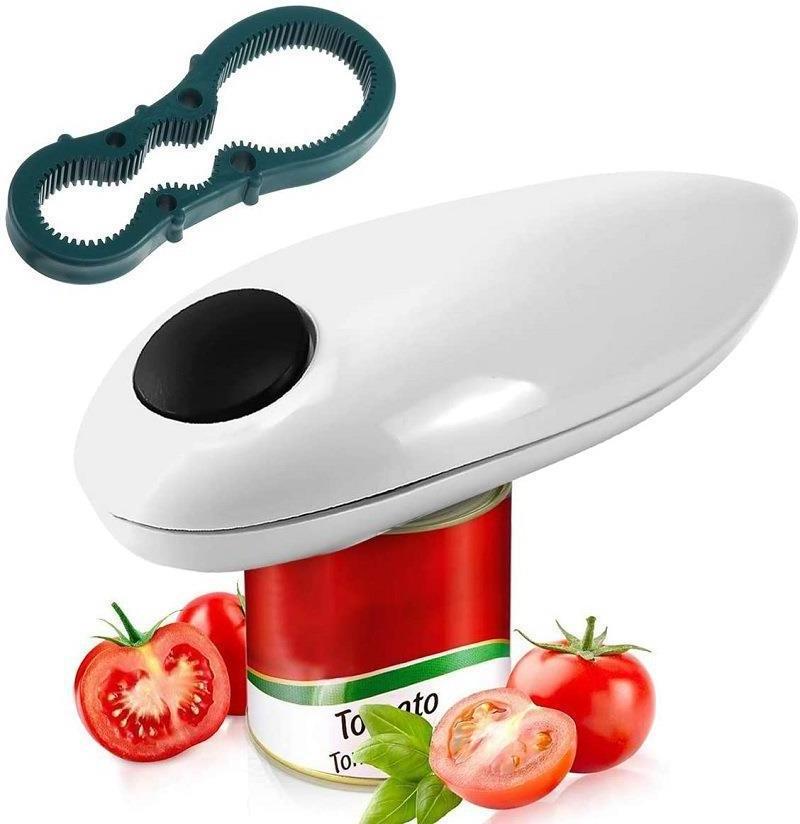 Electric Can Opener  Automatic Tin Can Opener Multi-function Red Wine Opener