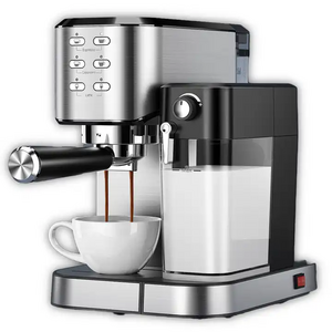 High Pressure 20 Bar Espresso Coffee Machine Cappuccino & Latte Coffee Maker with Milk Tank