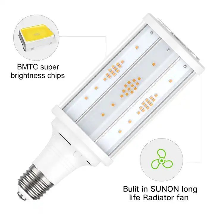 Garden Glow: 50W LED HID Replacement Bulb with E26 E27 Base - Ideal LED Corn Light for Outdoor Lighting