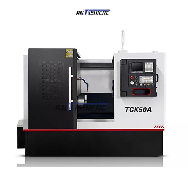 ANTISHICNC TCK50A Slant Bed Automatic CNC Lathe Horizontal High Precision CNC Turning Center Turning Milling Heavy Duty Machine