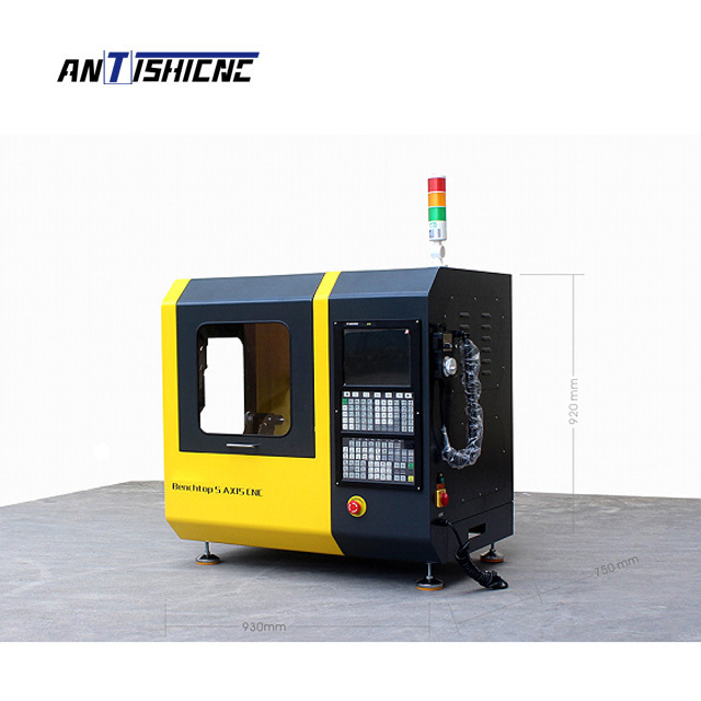 NEW China mini Stainless Steel Metal Milling Machine MX220 Type 3/5 axis Small CNC Milling Machine