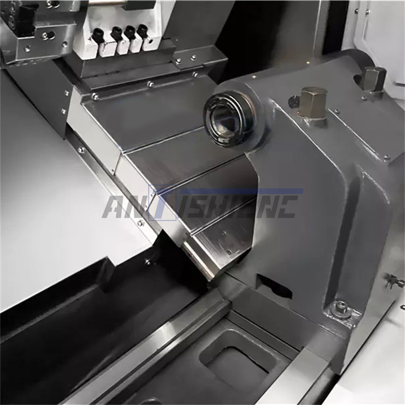 ANTISHICNC TCK50A Slant Bed Automatic CNC Lathe Horizontal High Precision CNC Turning Center Turning Milling Heavy Duty Machine