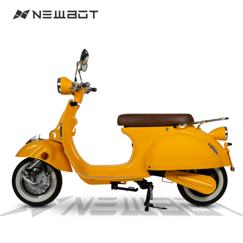 Newbot EEC 4500W 72V 51Ah Yellow Lithium Battery Adult electric moped electric scooter electric motorcycle factory direct sale