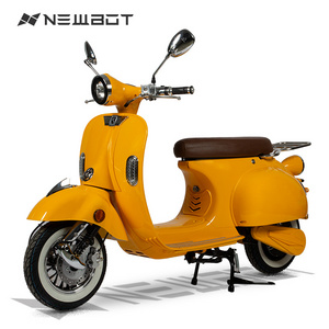 Newbot EEC 4500W 72V 51Ah Yellow Lithium Battery Adult electric moped electric scooter electric motorcycle factory direct sale