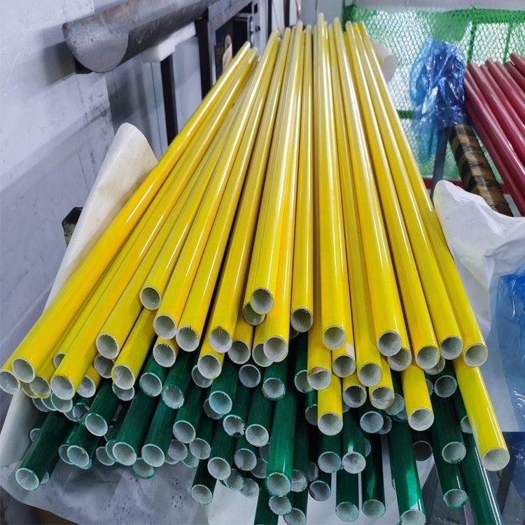 China factory pultrusion fiberglass pipes fiberglass reinforced plastic tube fiberglass pole frp stake