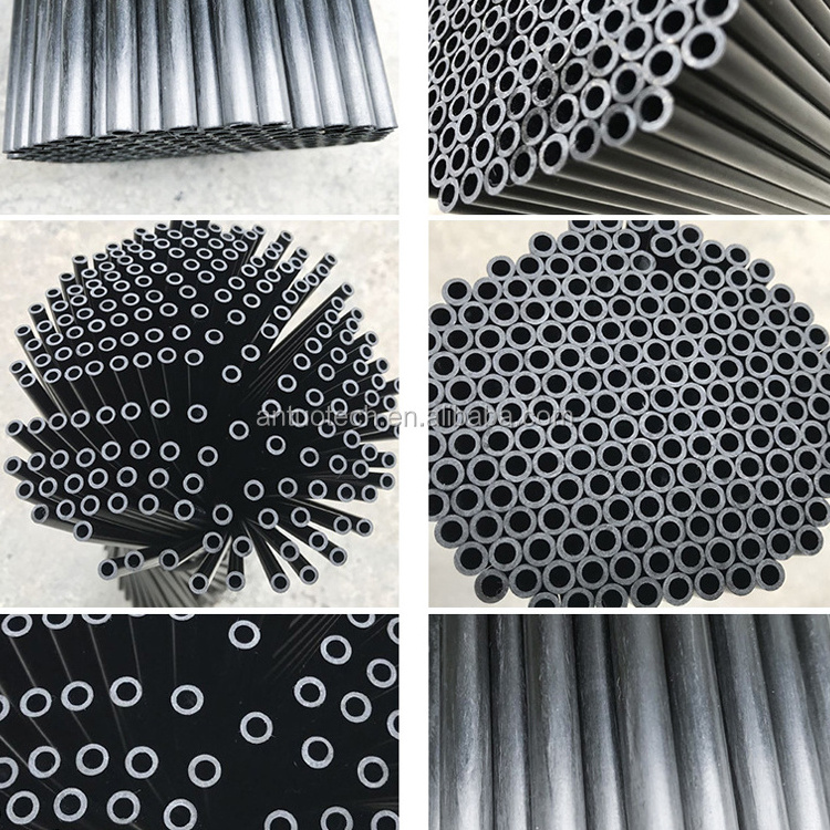 factory supply 12k pultrusion carbon fiber tubes, carbon fiber poles for DIY RC airplane models