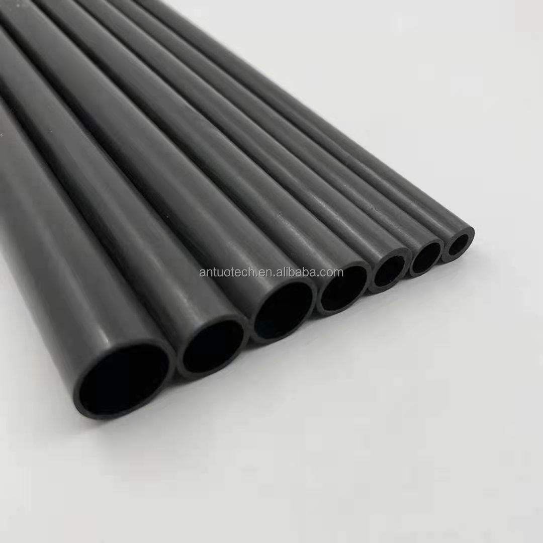 factory supply 12k pultrusion carbon fiber tubes, carbon fiber poles for DIY RC airplane models