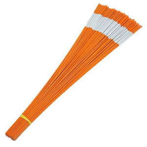 fiberglass stakes driveway markers frp snow stakes poles with reflective for snow plowing parking lots walkways sidewalks