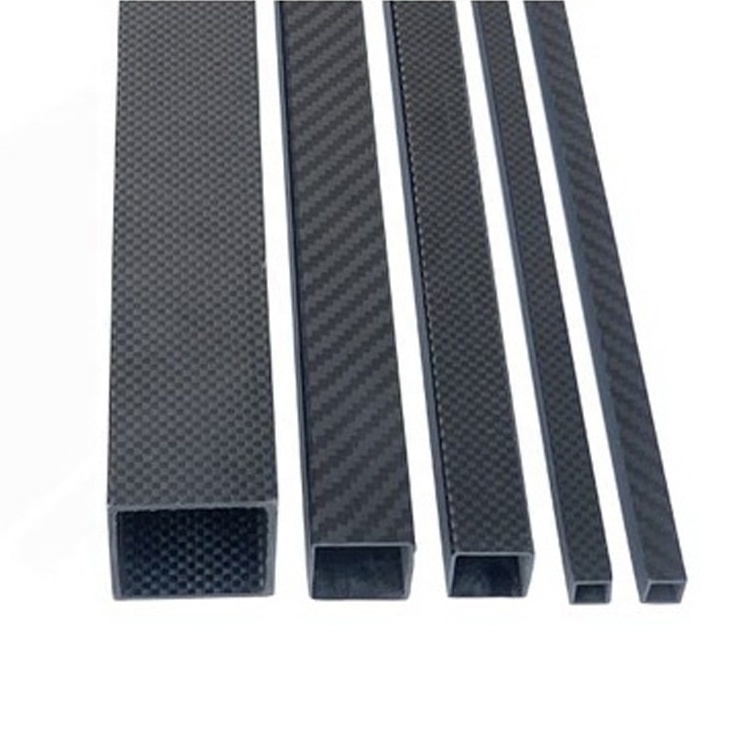 factory 3k Carbon fiber square tube for rc craft project, DIY 3k carbon fiber square pole pipes rc drones