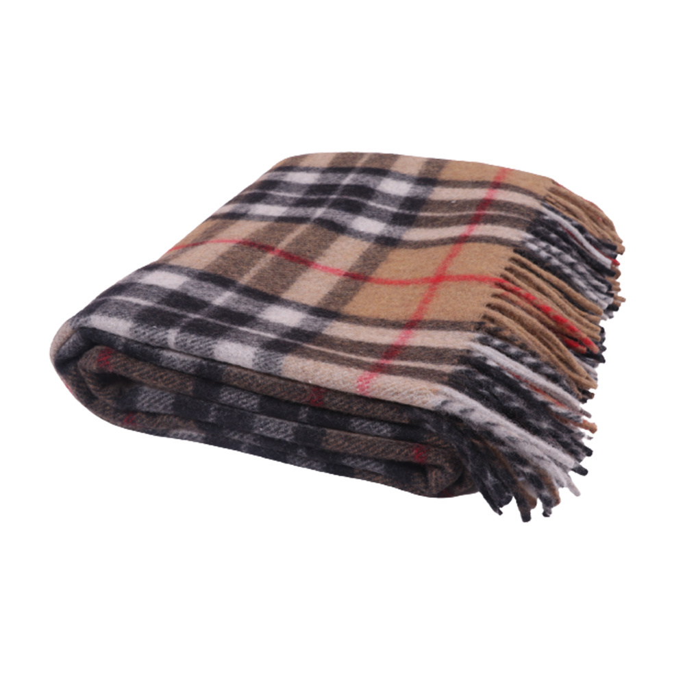 Best price and quality  Hot Selling Customized Outdoor Camel Thomson Wool Blanket with Best Price from indian manufacturer