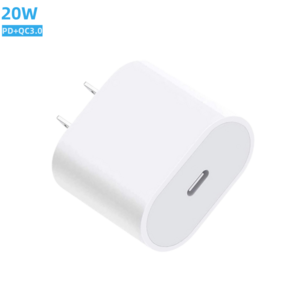 Factory Wholesale 20W Safe Plug USB Fast PD Power Adapter Wall Mount Charger with US plug