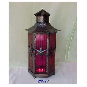 Wholesale Customized Outdoor Or Indoor Home Decoration Modern Star Decoration Moroccan Antique Metal Lantern