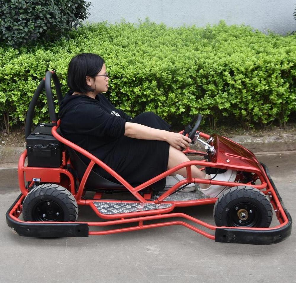 brushless 3000w/5000w 2 seater electric adult pedal go kart