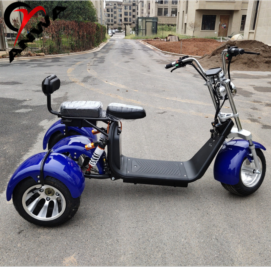 Promotion Citycoco 1500W Electric Scooter With Seats Fat Tire Adult citycoco tricycle Mobility E-Bike Spare Parts