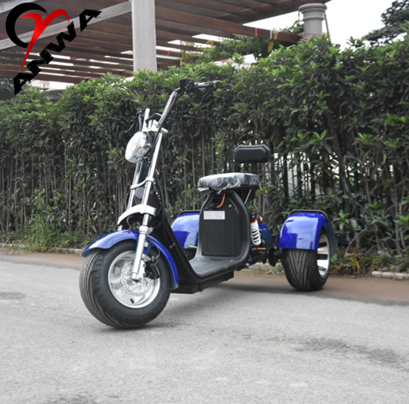 Promotion Citycoco 1500W Electric Scooter With Seats Fat Tire Adult citycoco tricycle Mobility E-Bike Spare Parts