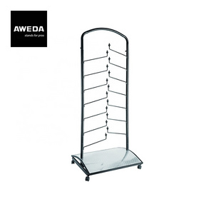 AWEDA Cymbal Display Stand with Wheels for 14 Cymbals